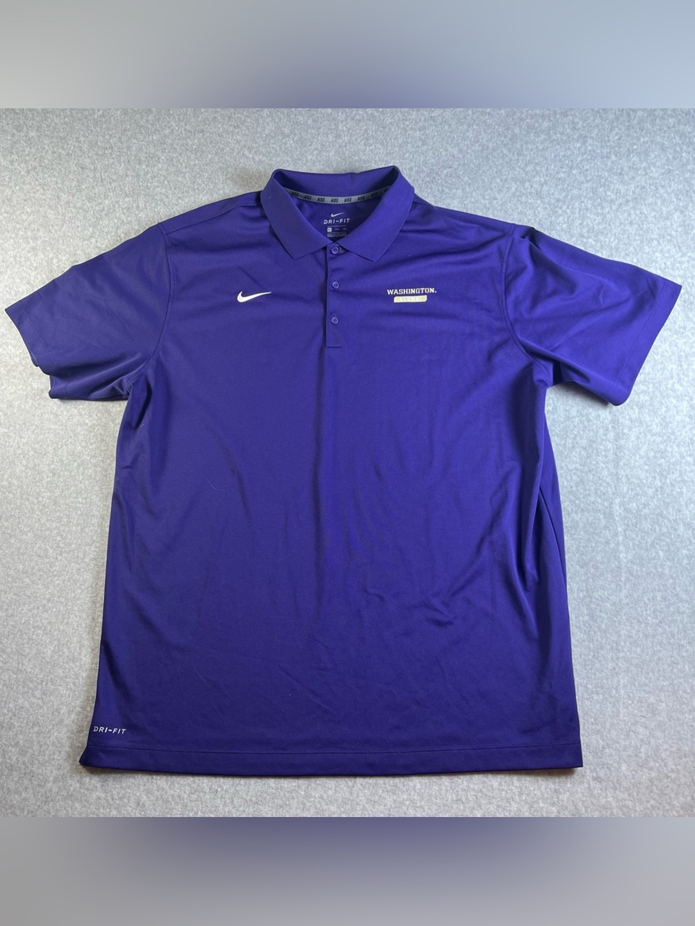 Washington huskies alumni Nike dri fit performance polo shirt men’s 2xl new